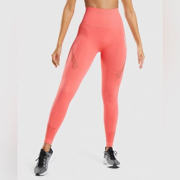 Gymshark Pants - GYMSHARK ENERGY SEAMLESS LEGGINGS Size S